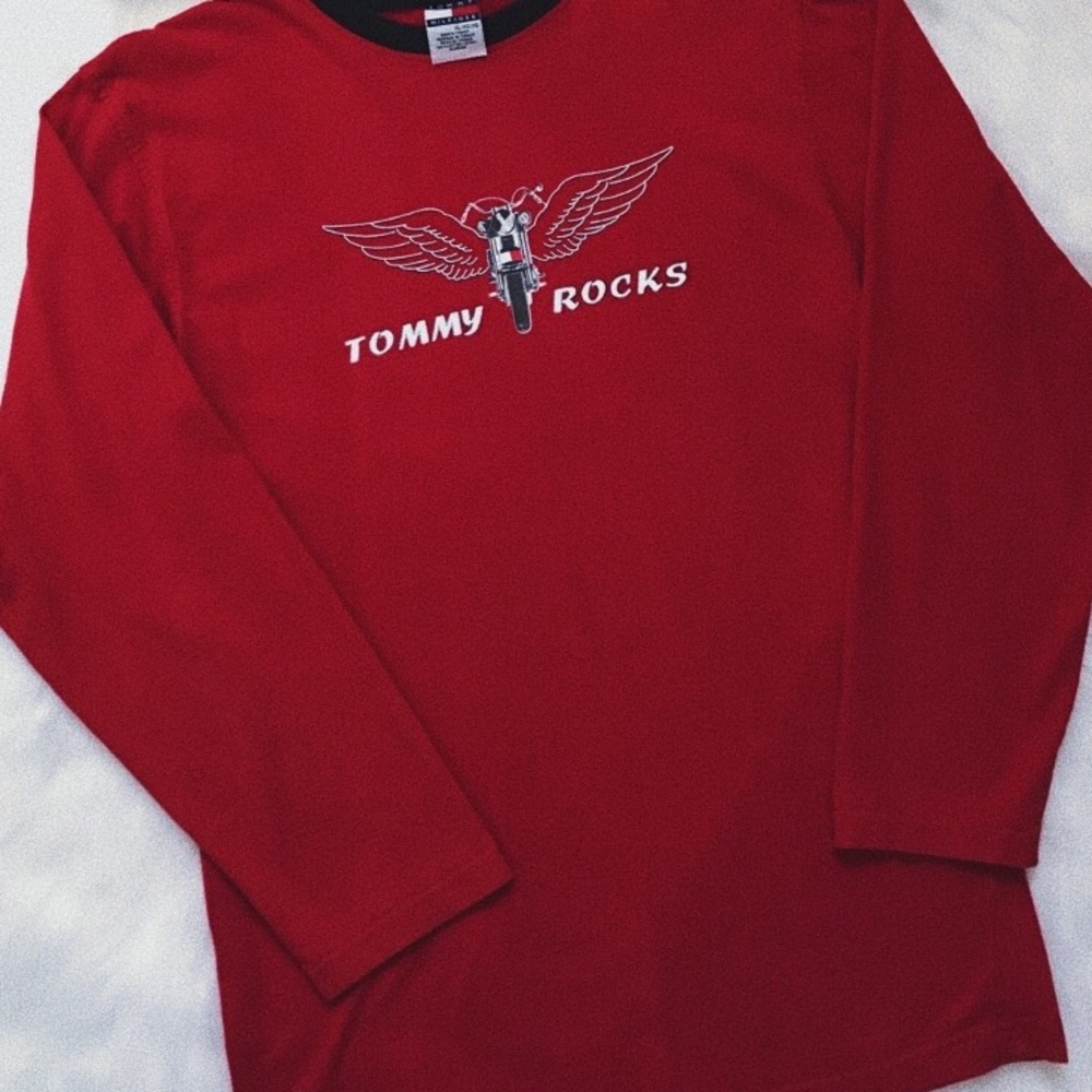 Vintage Motorcycle Tommy Hilfiger Shirt